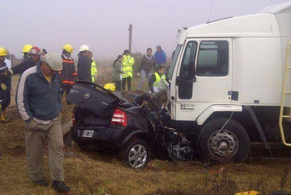 Un muerto luego de un choque en la ruta 1