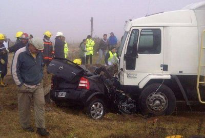 Un muerto luego de un choque en la ruta 1