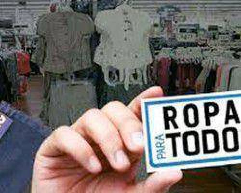 Ropa para todos: en San Juan s�lo se podr� comprar en los supermercados