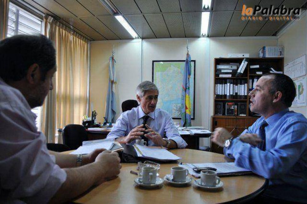 Garc�s realiz� gestiones en el ministerio de Asuntos Agrarios