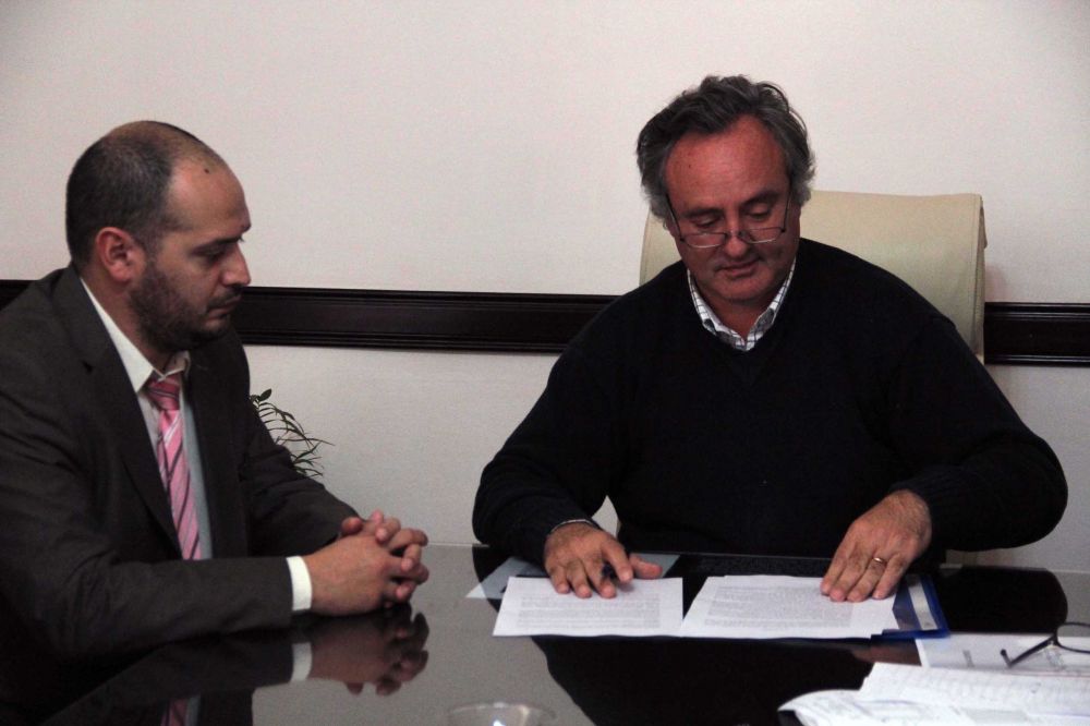 San Miguel firm� un convenio con ABSA