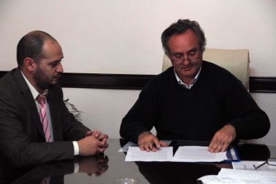 San Miguel firm� un convenio con ABSA