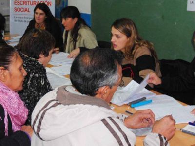 Escrituraci�n en los barrios