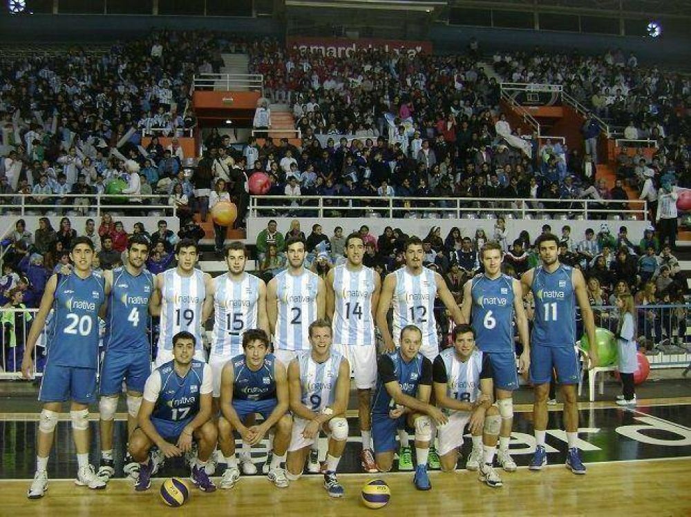 La Selecci�n de Voley de fiesta