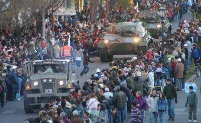 La ciudad festeja con la visita de Scioli