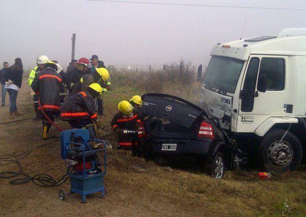 Un muerto luego de un choque en la ruta 1
