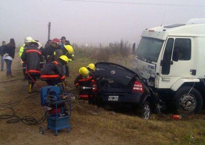 Un muerto luego de un choque en la ruta 1