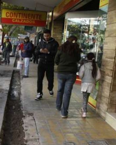 La zanja sin se�alizar que molesta a la gente