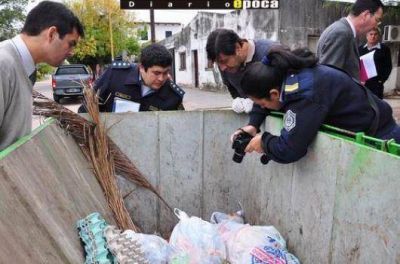 Barrendero encontr� un feto en un contenedor de basura