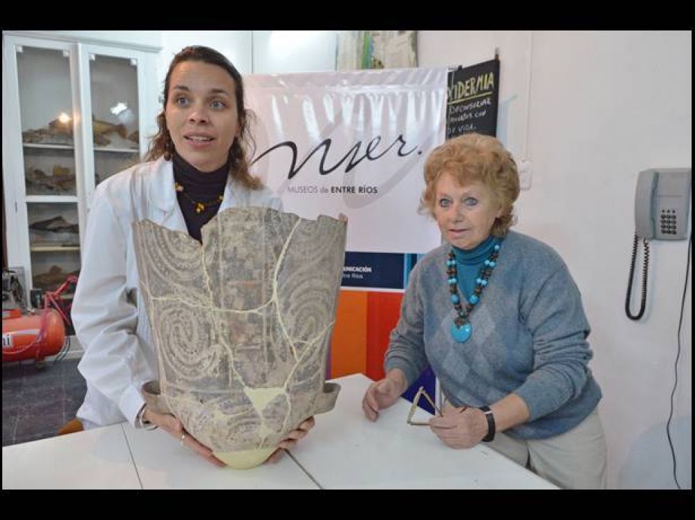 Especialistas entrerrianos recuperaron una urna funeraria de los valles Calchaqu�es