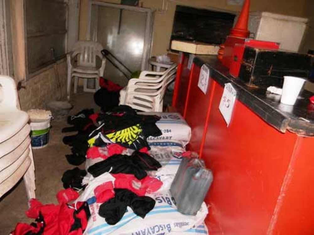 Robaron en el campo de deportes del Club Col�n 