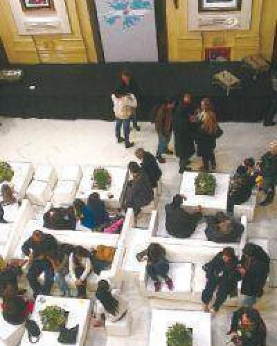 El festejo gan� los salones y pasillos de la Casa de Gobierno