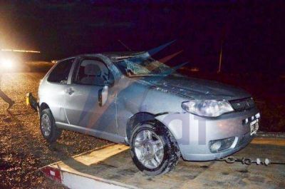 Conductor volc� en punta Popper y termin� hospitalizado