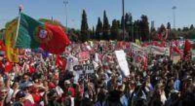 Marcha contra los ajustes en Lisboa