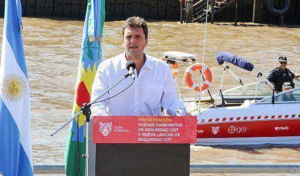 Sergio Massa: �Me parece una 'berretada' esto de andar pidiendo definiciones�