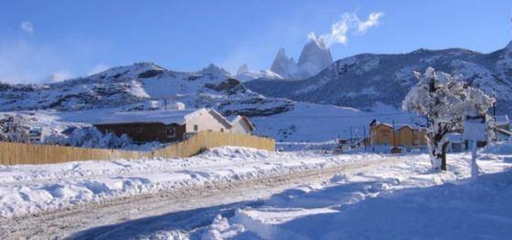 Nev� 50 cms en el Chalten y advierten no viajar de no ser necesario