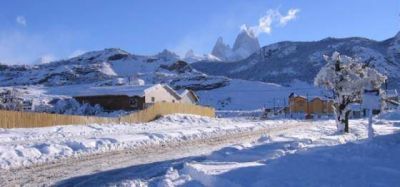 Nev� 50 cms en el Chalten y advierten no viajar de no ser necesario