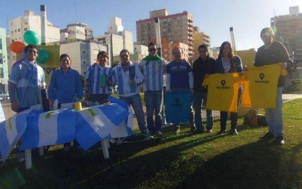 J�venes macristas festejaron el 25 de mayo