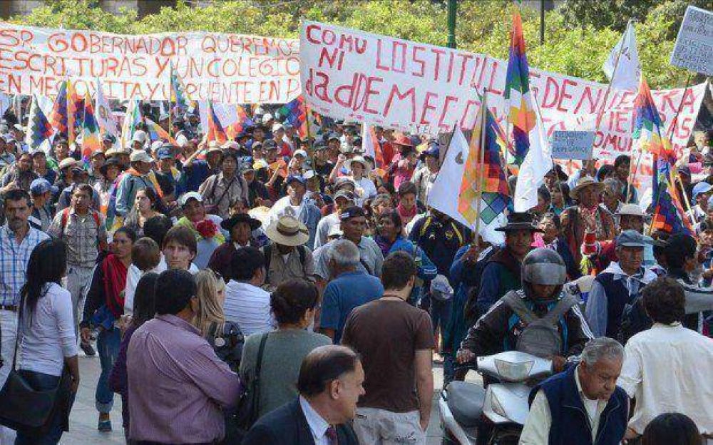 En Mecoyita reclaman la entrega de tierras