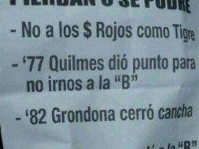 Hinchas de Racing vuelven a amenazar a su equipo para que pierda con Quilmes