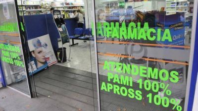 Apross: las farmacias no cortan, pero muchas igual no atienden