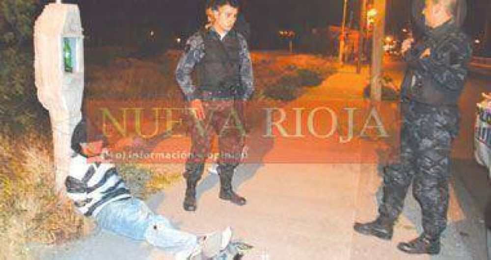 Tres delincuentes presos en un espectacular operativo policial