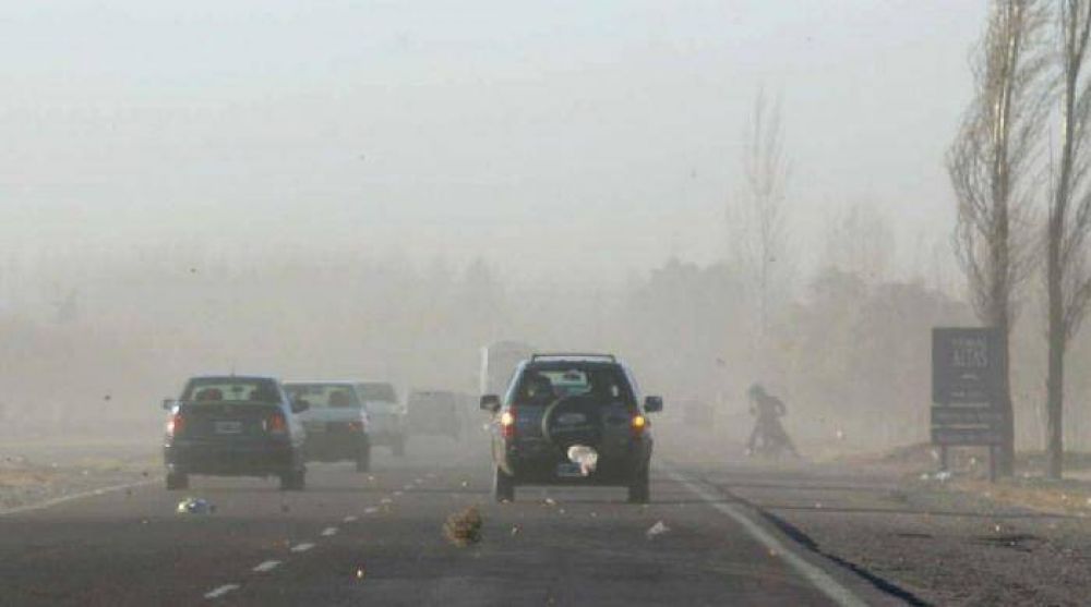 El Zonda se sinti� ayer m�s en San Juan que en Mendoza