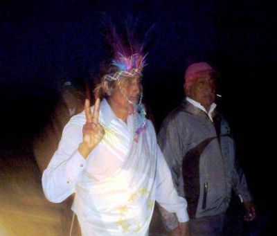 Cacique encabezo marcha comunitaria que decidi� levantar el corte sobre ruta 81 