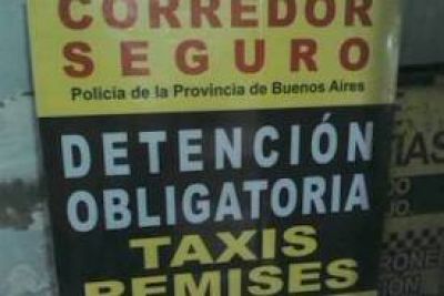 Un taxista sufri� un episodio de inseguridad porque los efectivos de un Corredor Seguro no realizaron los controles