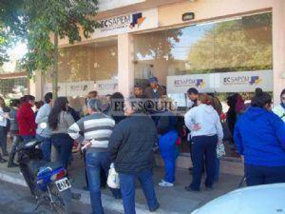 Recreo: vecinos recibieron facturas de la EC SAPEM de hasta $2.000