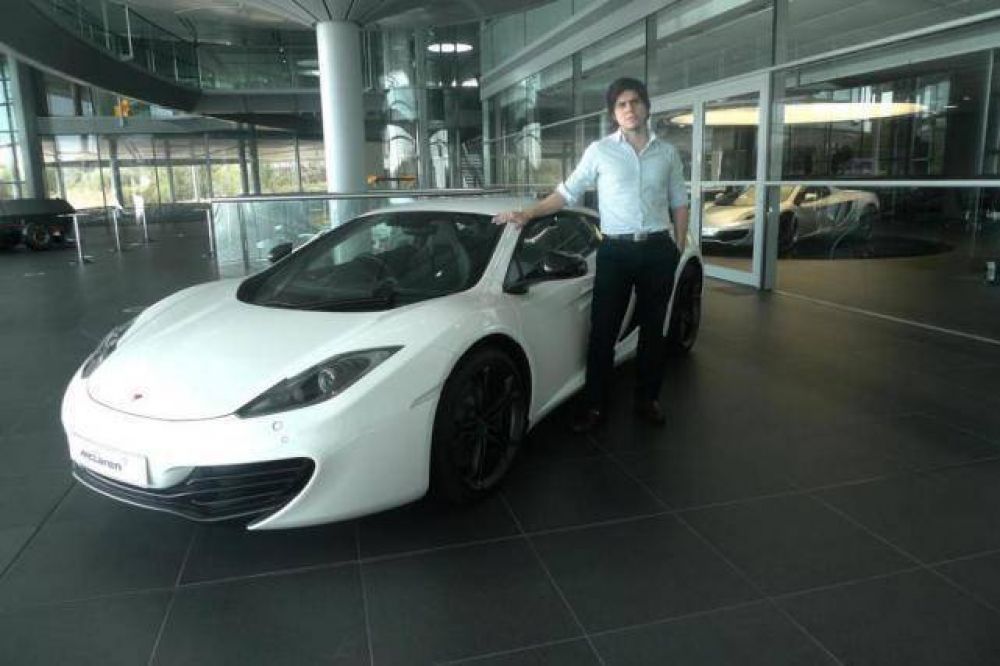 Un joven tucumano disea lujosos autos para la firma McLaren