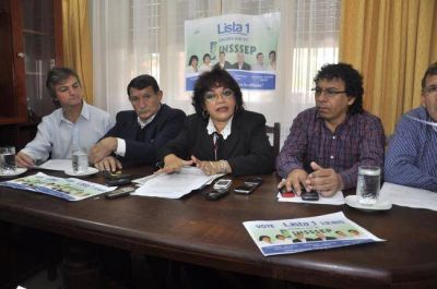 La lista electa de Aranda se opone al Fideicomiso del INSSSEP que busca aprobar el oficialismo