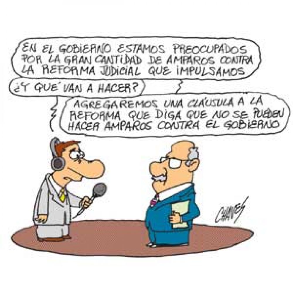 Cataratas de amparos contra avanzada k sobre la justicia tira justicia K 28/5