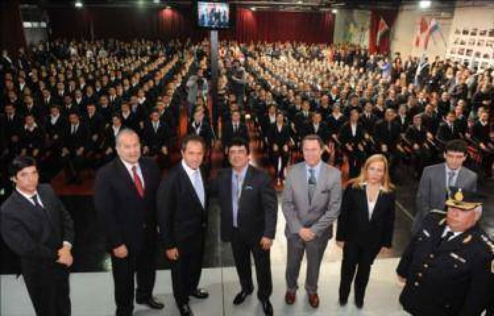 Scioli destac� el compromiso de la universidad de La Matanza para prevenir el delito