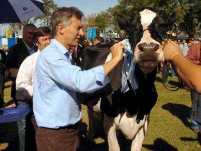 Macri, junto al campo en una protesta en el centro porte�o: "Es el futuro del pa�s"