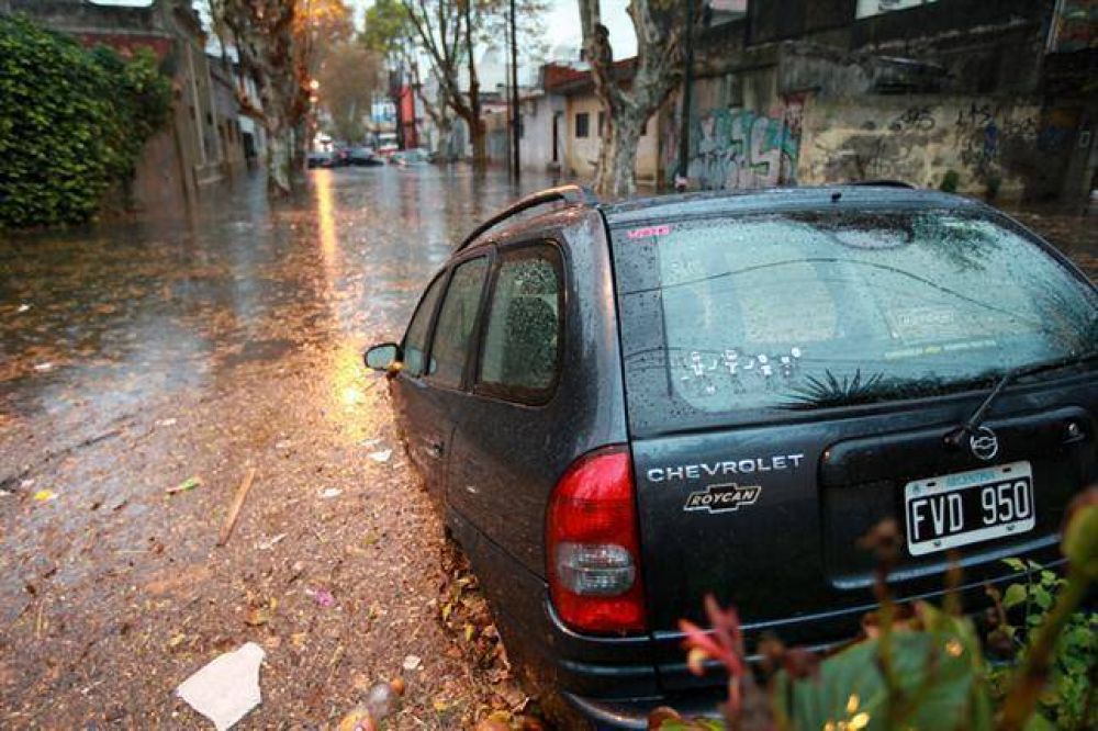 Fuerte temporal de granizo en la ciudad y algunos puntos de la provincia