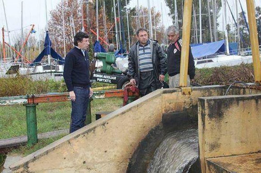 Posse recorri� las calles de San Isidro despu�s de la tormenta