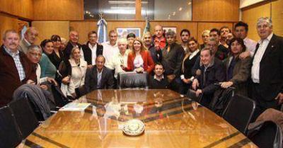 El intendente Ferraresi recibi� a los representantes de la CGT Avellaneda-Lan�s