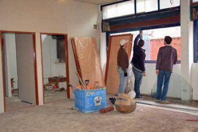 Avanzan las obras en el inmueble de la sede del Ministerio de Desarrollo