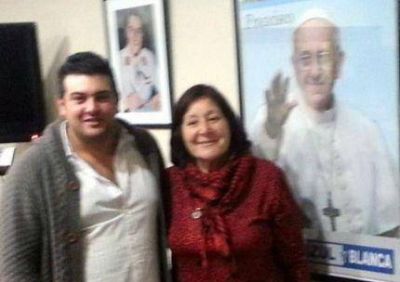 Mercedes Morro y Alvarito Fanproyen esperan a Sergio Massa