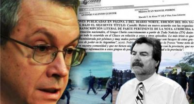Pedrini llam� "lacayos del Grupo Clar�n" a periodistas chaque�os