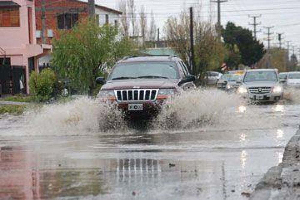 Anegaciones tras lluvias intensas