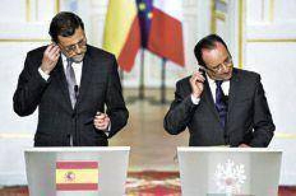 Rajoy y Hollande se unen contra el desempleo