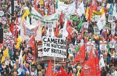 David Cameron aplic� un recorte del 20% en el presupuesto brit�nico