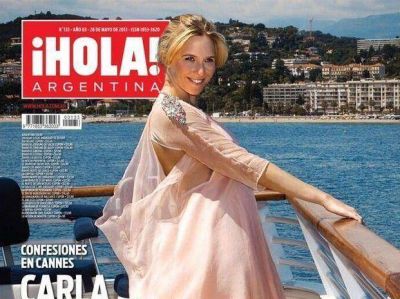 Carla Peterson, espl�ndida en Cannes con Lousteau