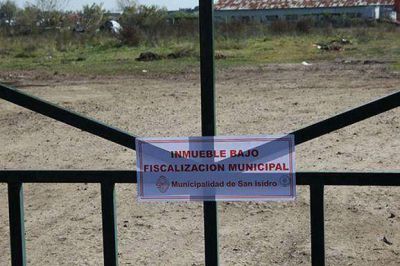 La Municipalidad de San Isidro ocup� un predio abandonado