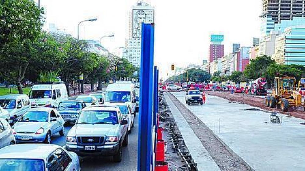 Cambia el giro de la 9 de Julio hacia Avenida de Mayo