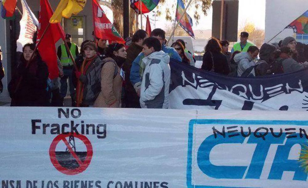 Protestaron contra el fraking en Neuqu�n
