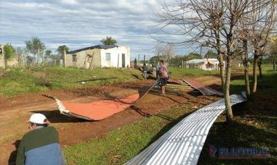 Un fuerte temporal provoc� da�os en viviendas de La Cruz