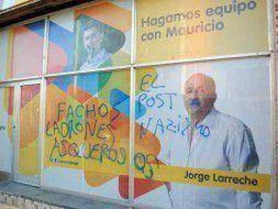 Olavarr�a: Escracharon local partidario del Pro de Mauricio Macri
